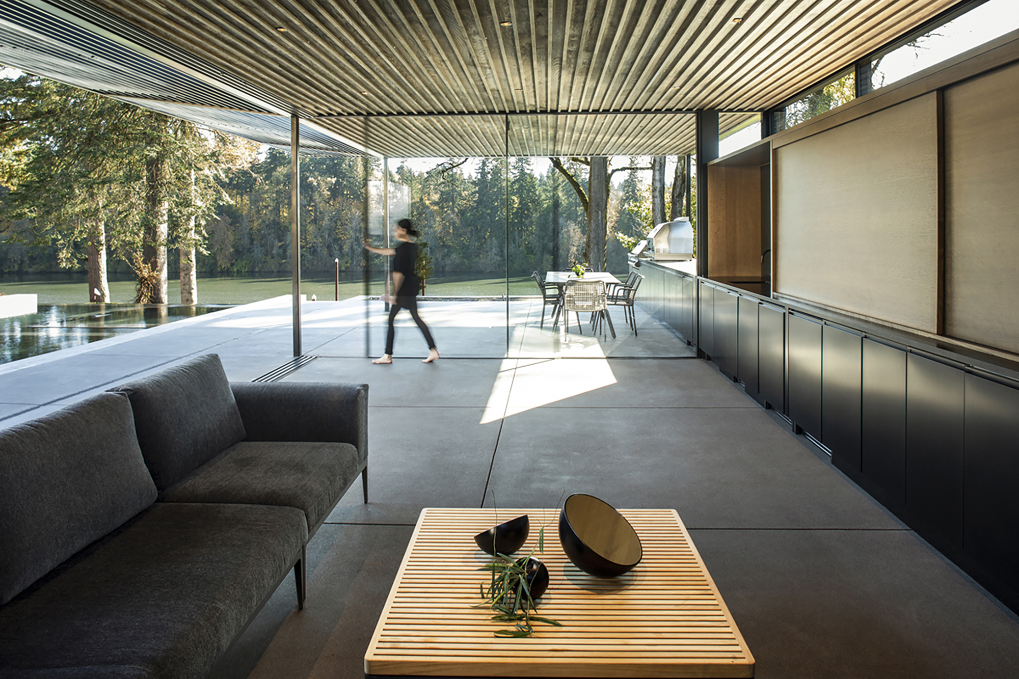 威拉米特泳池房丨美国俄勒冈丨Fieldwork Design and Architecture-15