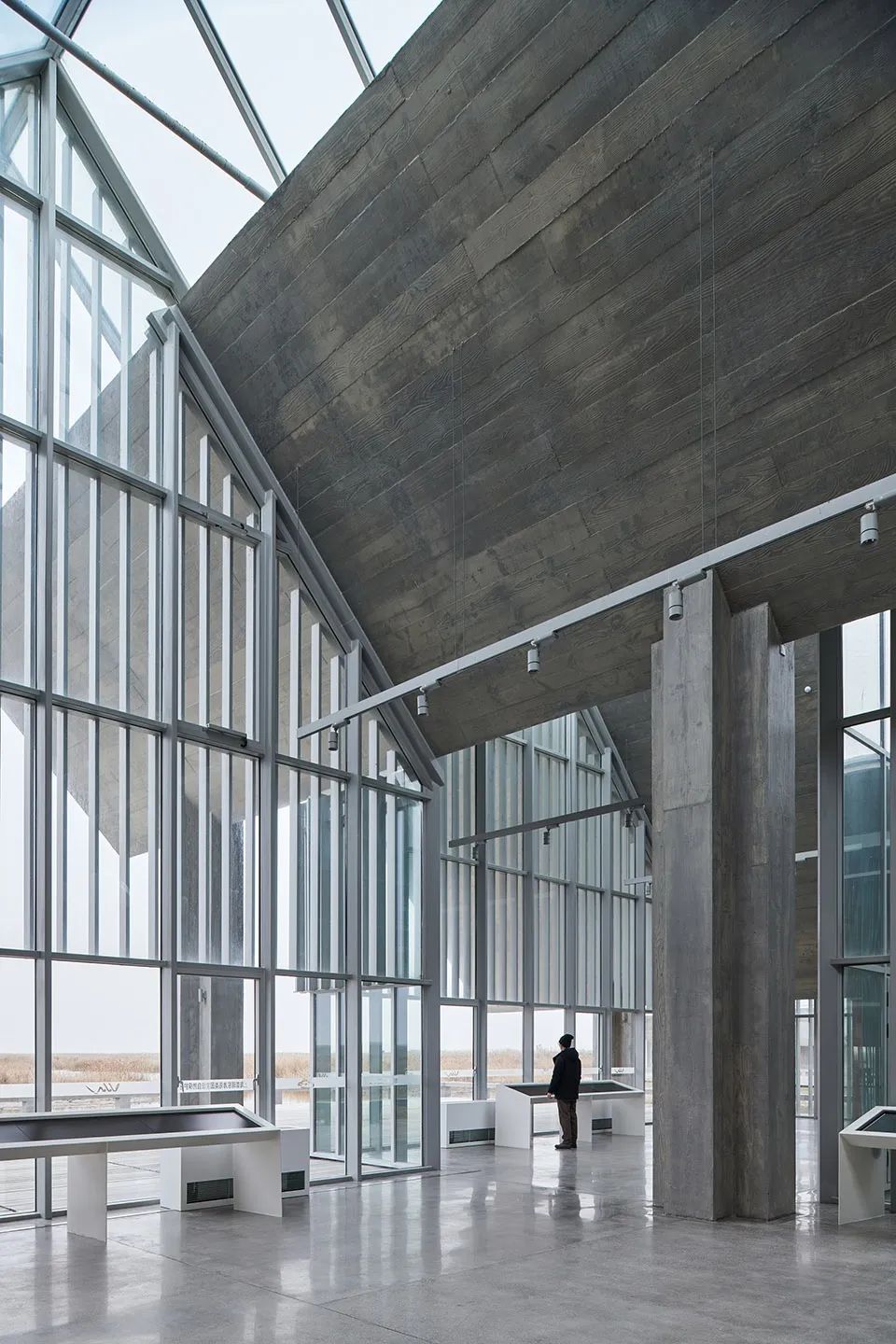 "一体两面"的崇明东滩湿地科研宣教中心-100