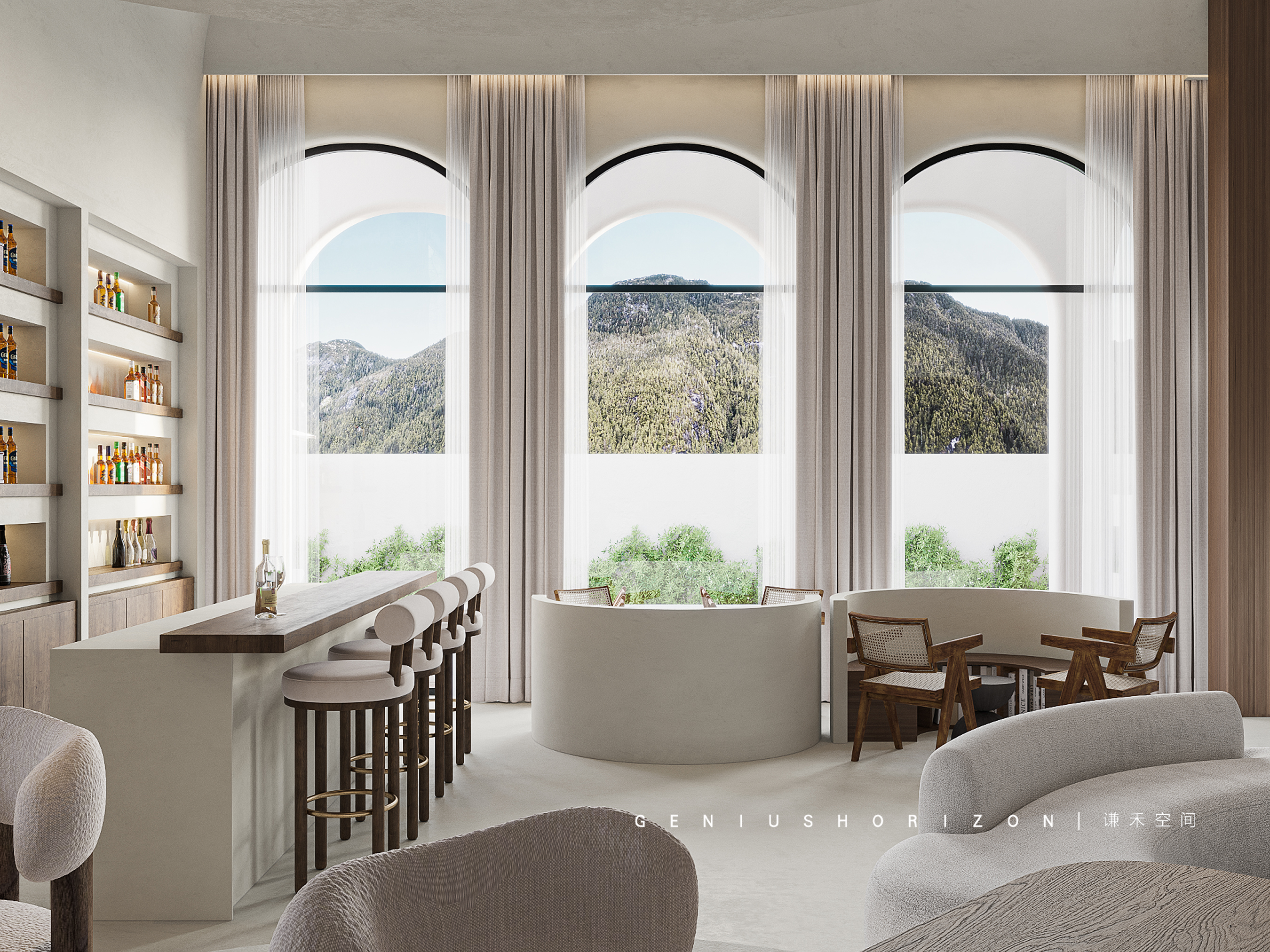 侘寂民宿设计丨谦禾空间设计事务所-25