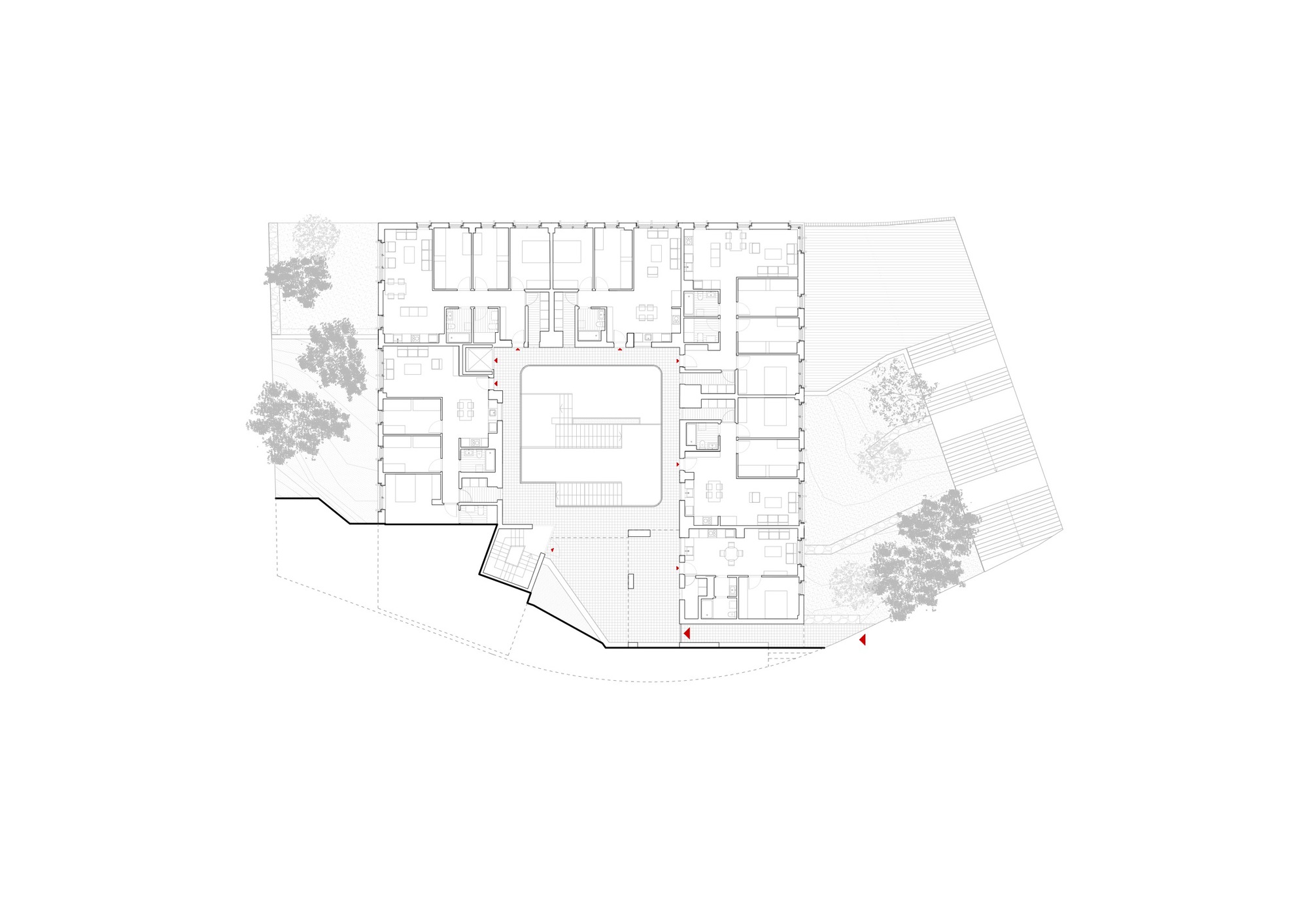 31 套社会住房单元丨西班牙巴塞罗那-46