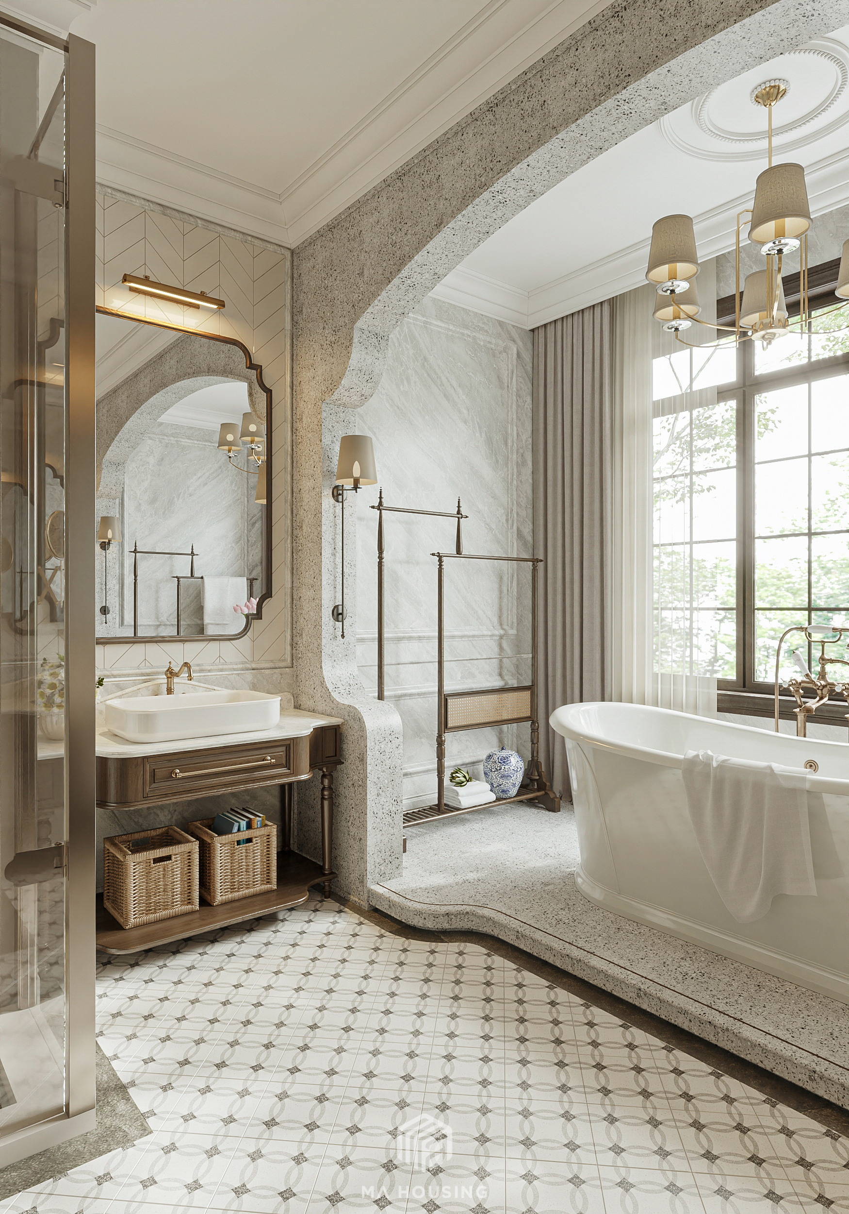 NGUYEN GIA THIEU 别墅主卧室丨越南河内丨MA housing-13