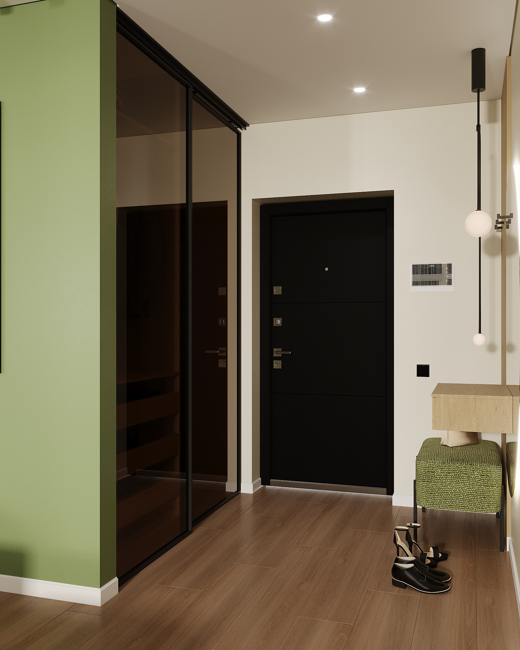 Kitchen-living room I Warm Contemporary-8