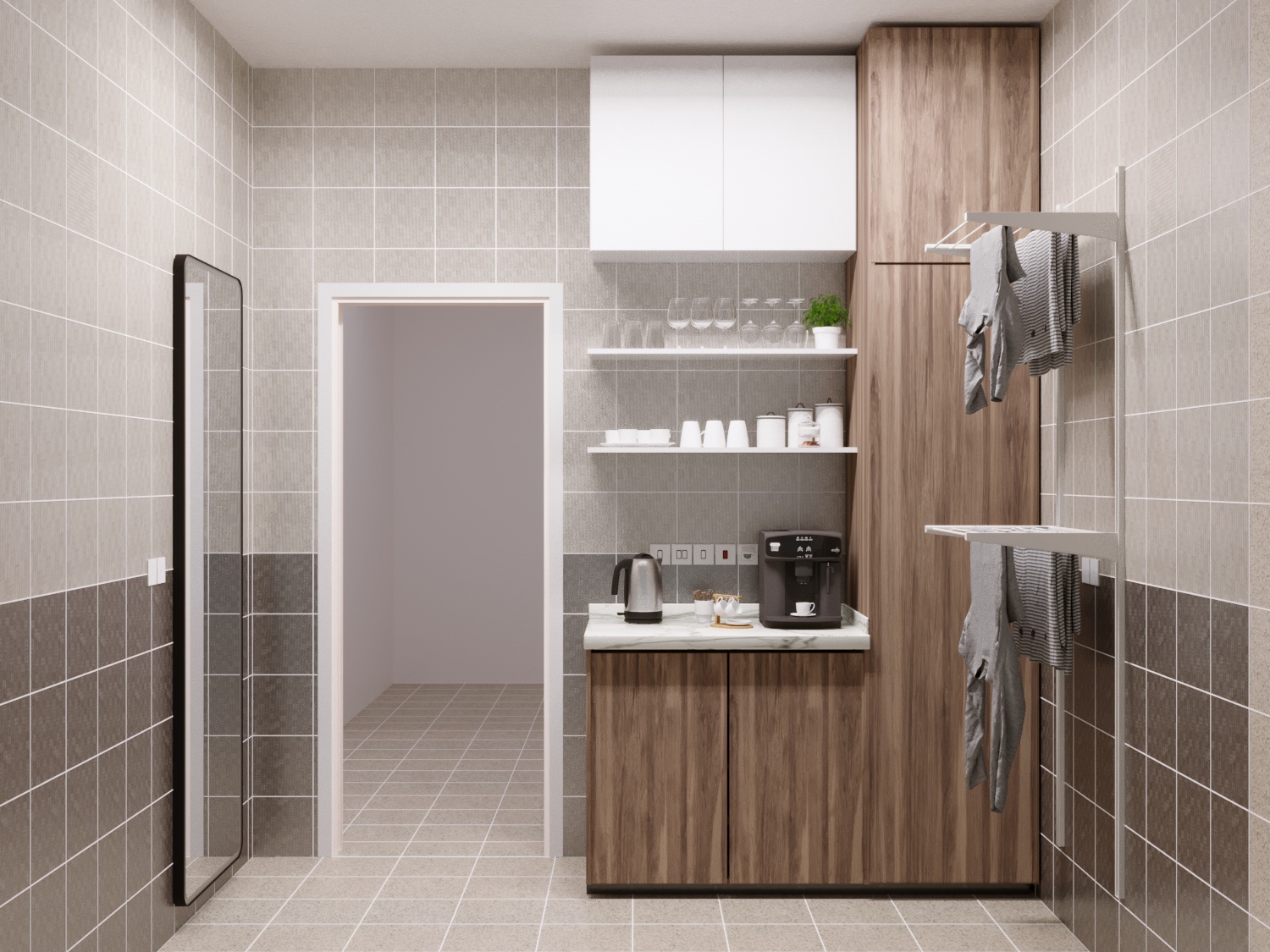 Modern Laundry room-4