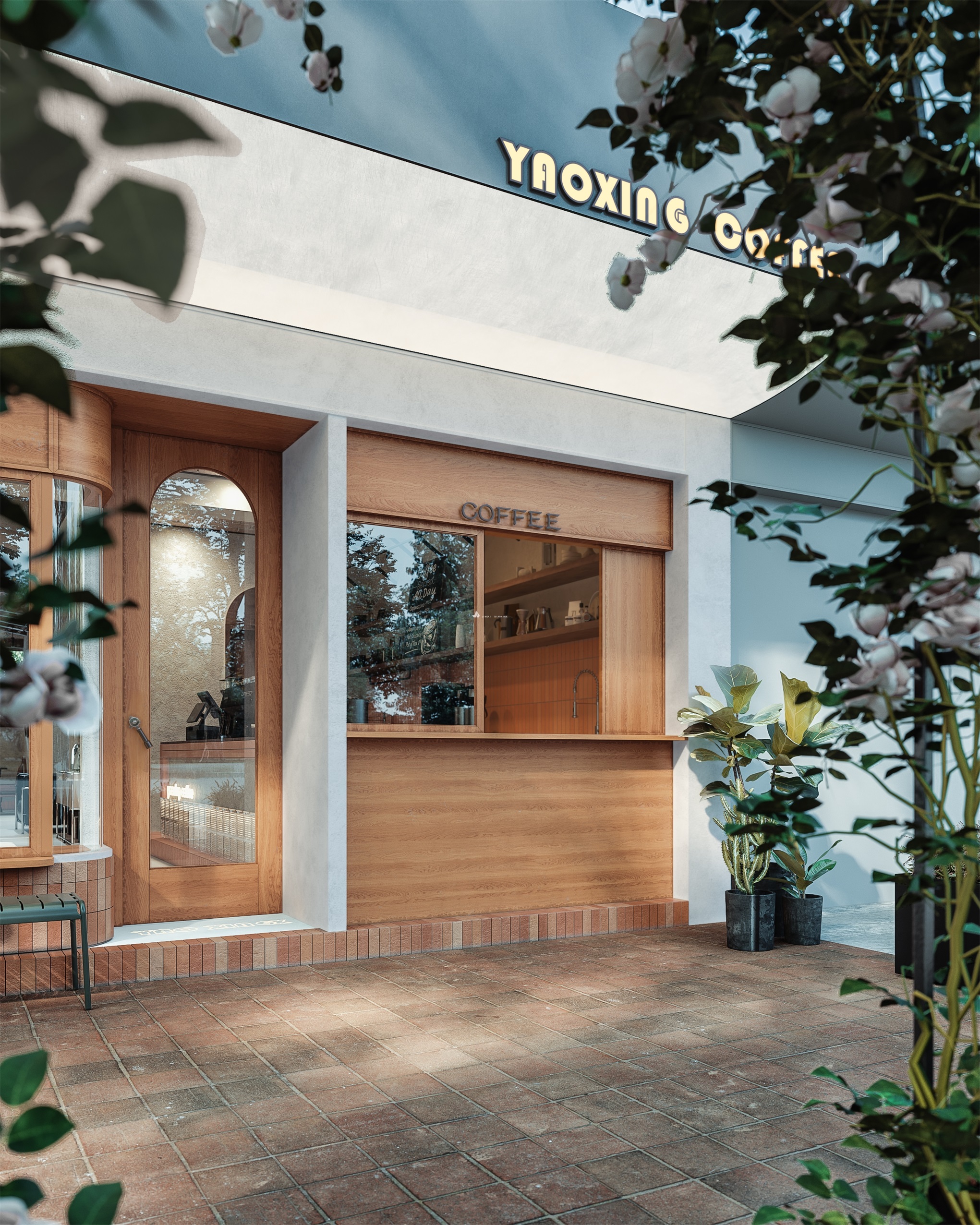 摇醒咖啡馆设计-16