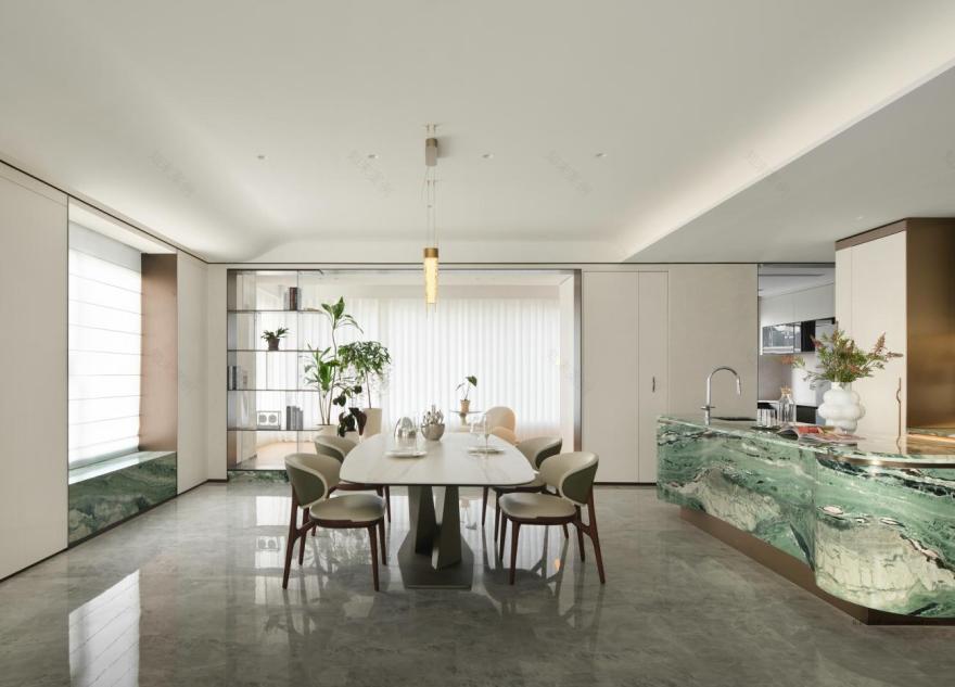 中宁府·绿洲298㎡精装大平层丨中国南京丨观享际SKH室内设计-23