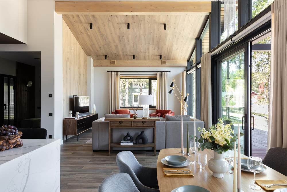 俄罗斯森林乡间别墅丨Lampa Design Studio-13