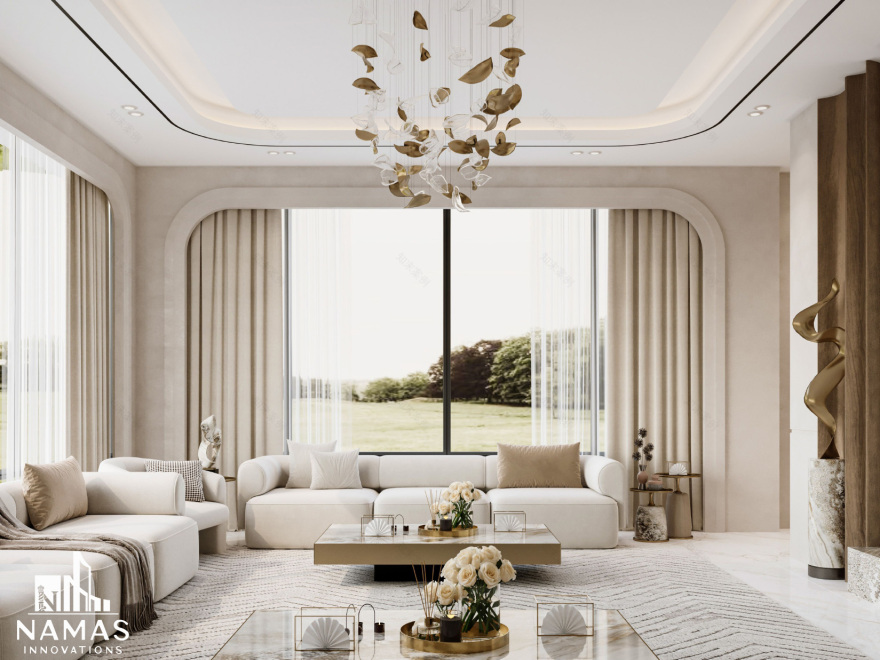 现代奢华会客厅 丨巴林丨Namasinnovation-7