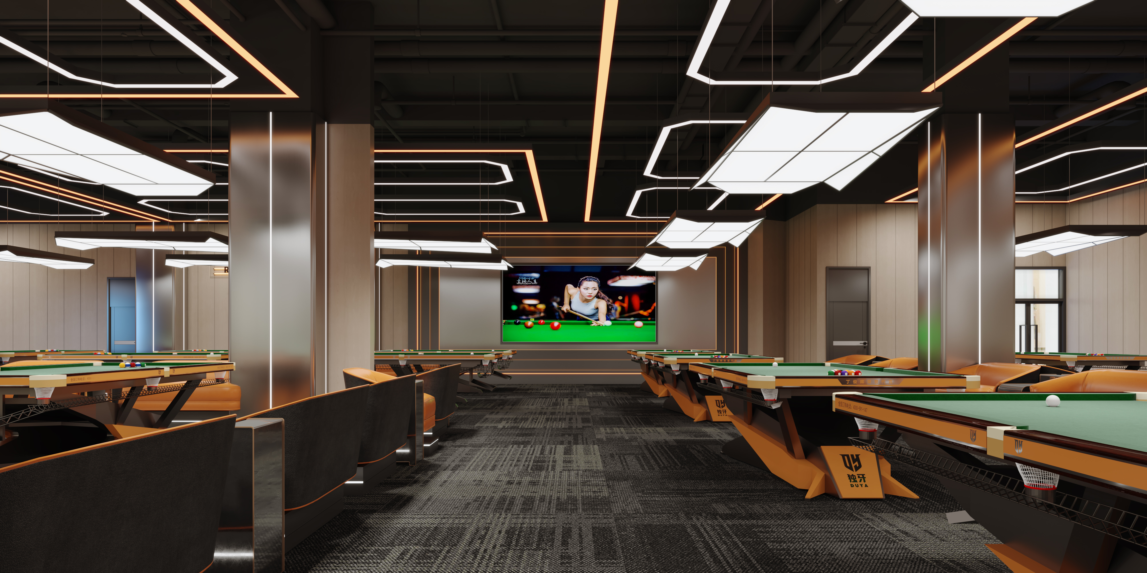 工装台球厅——佐尚视觉-4