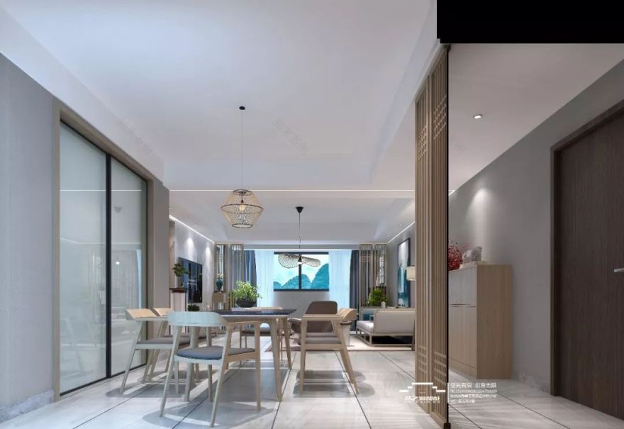 138㎡别墅空间,演绎极致简约生活美学-9