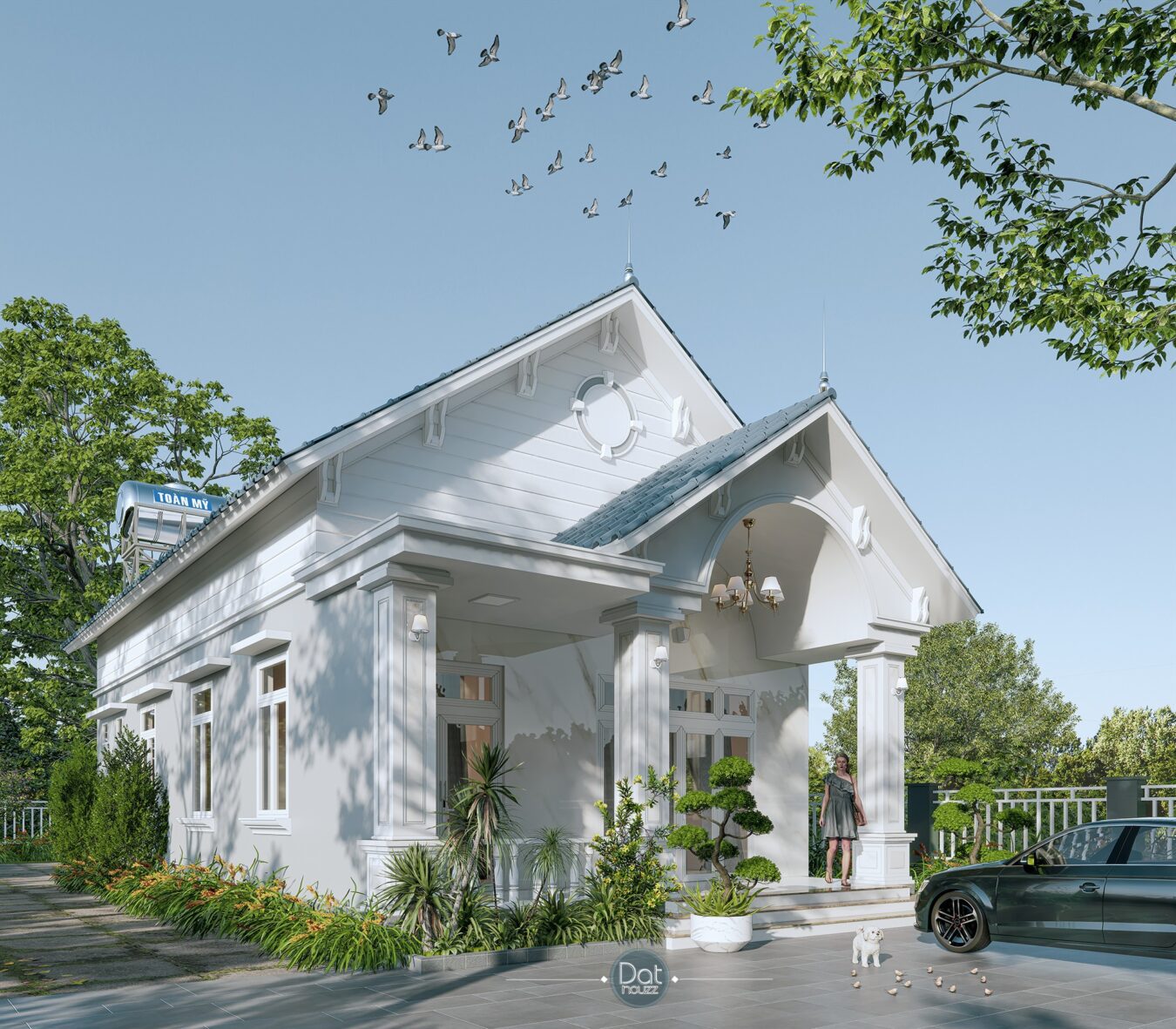 免费的SketchUp房屋外部模型丨DatHouzz-2