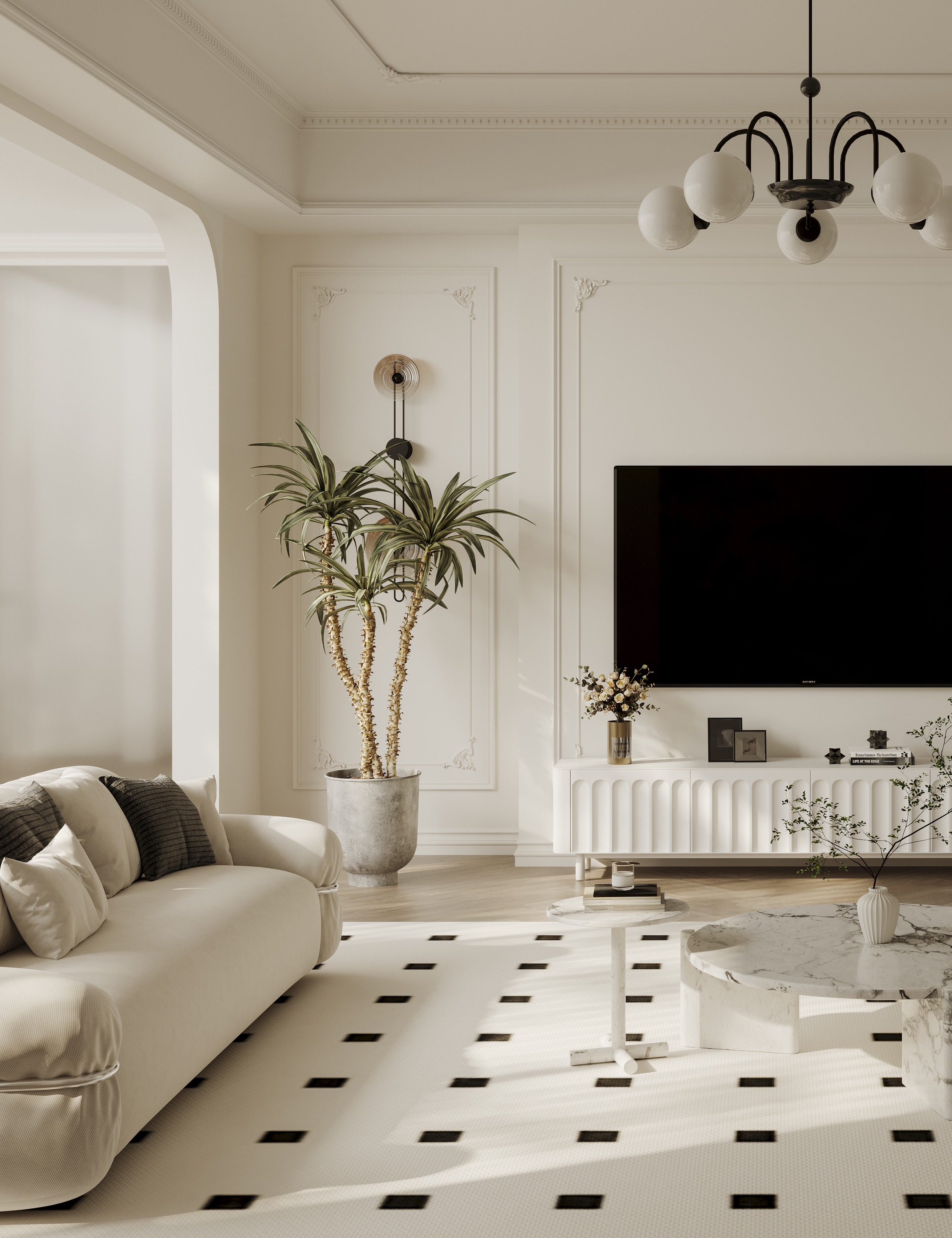 法式复古风室内设计-6