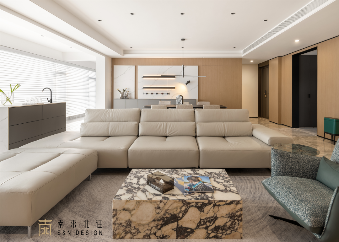 奶油系简居 · 温柔美学的极致空间丨S&N DESIGN-60