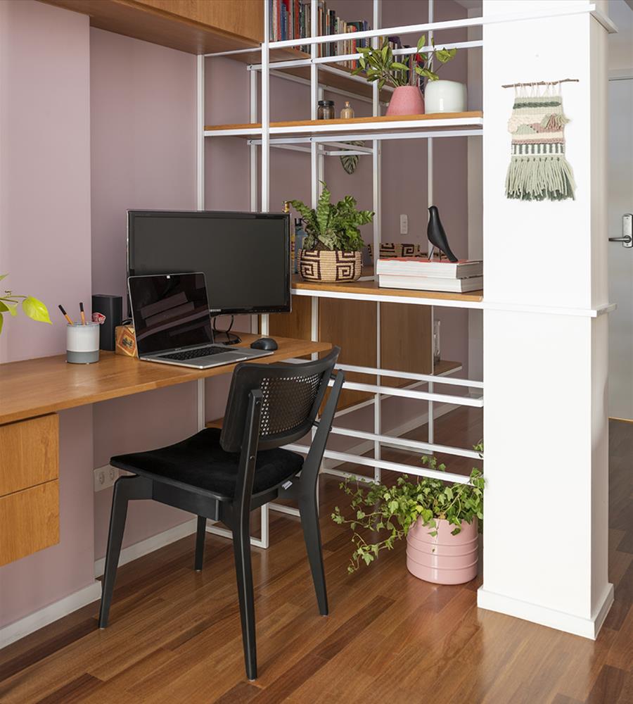 复古公寓翻新 | 多功能设计与自然元素的完美结合-6