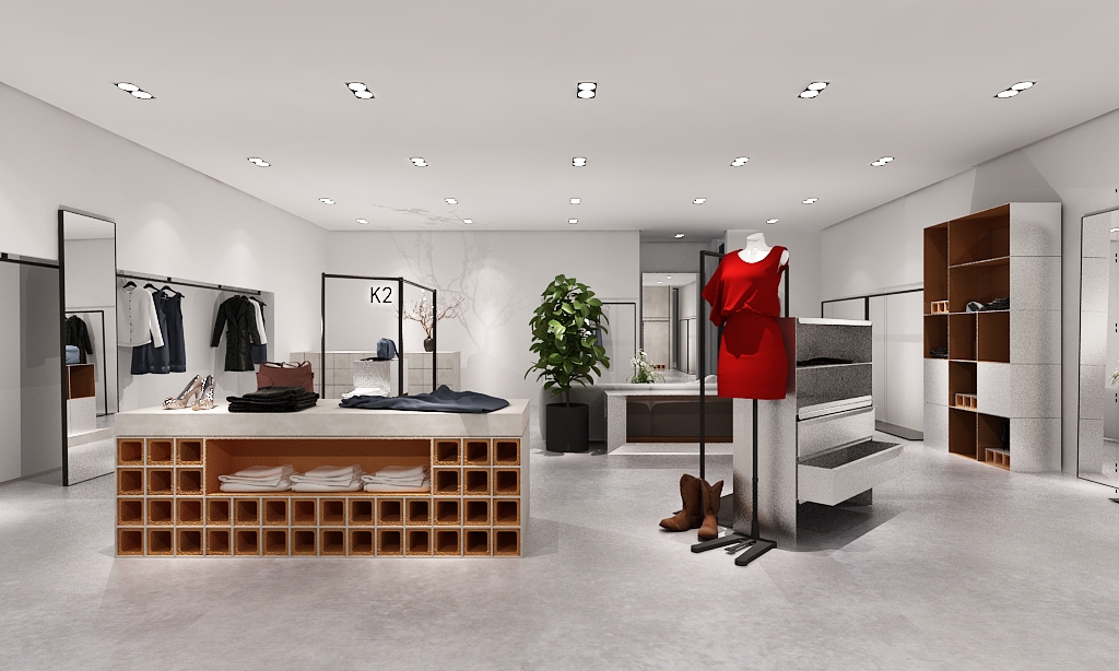 K2 高级女装设计店的砖墙艺术-9