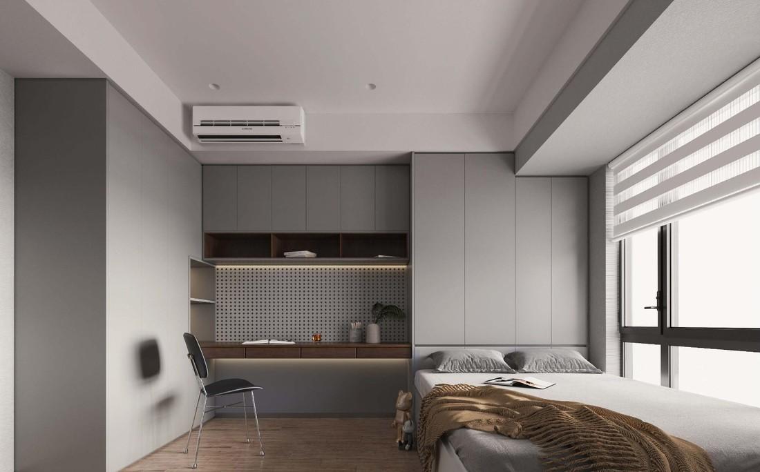 简约高级的灰色木调空间-22