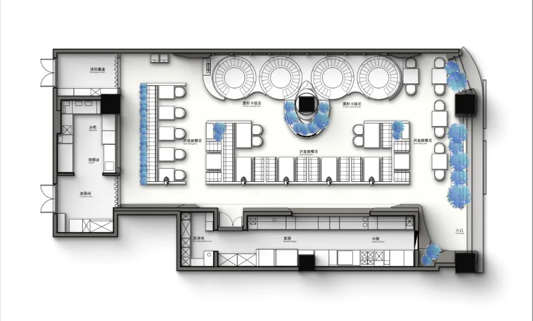 LA JOIE STEAK 悦荟牛排丨中国沈阳丨杭州向北设计咨询有限公司,派克齐（PKQ）空间设计机构-53