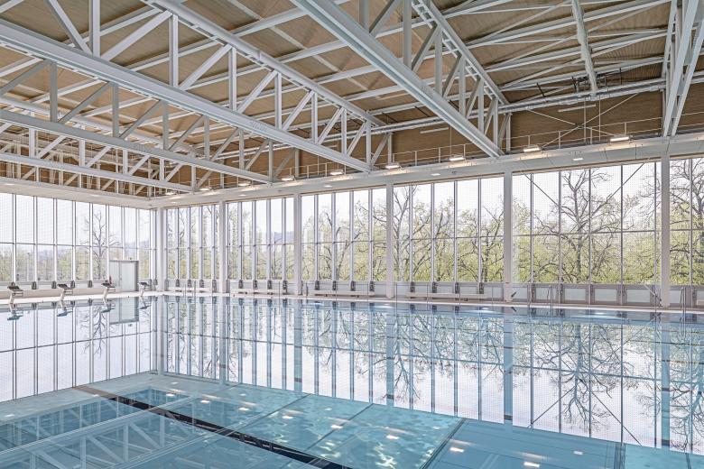 Sportbad NeckarPark 游泳馆丨德国斯图加特丨Niels Schubert Fotograf | BFF-36