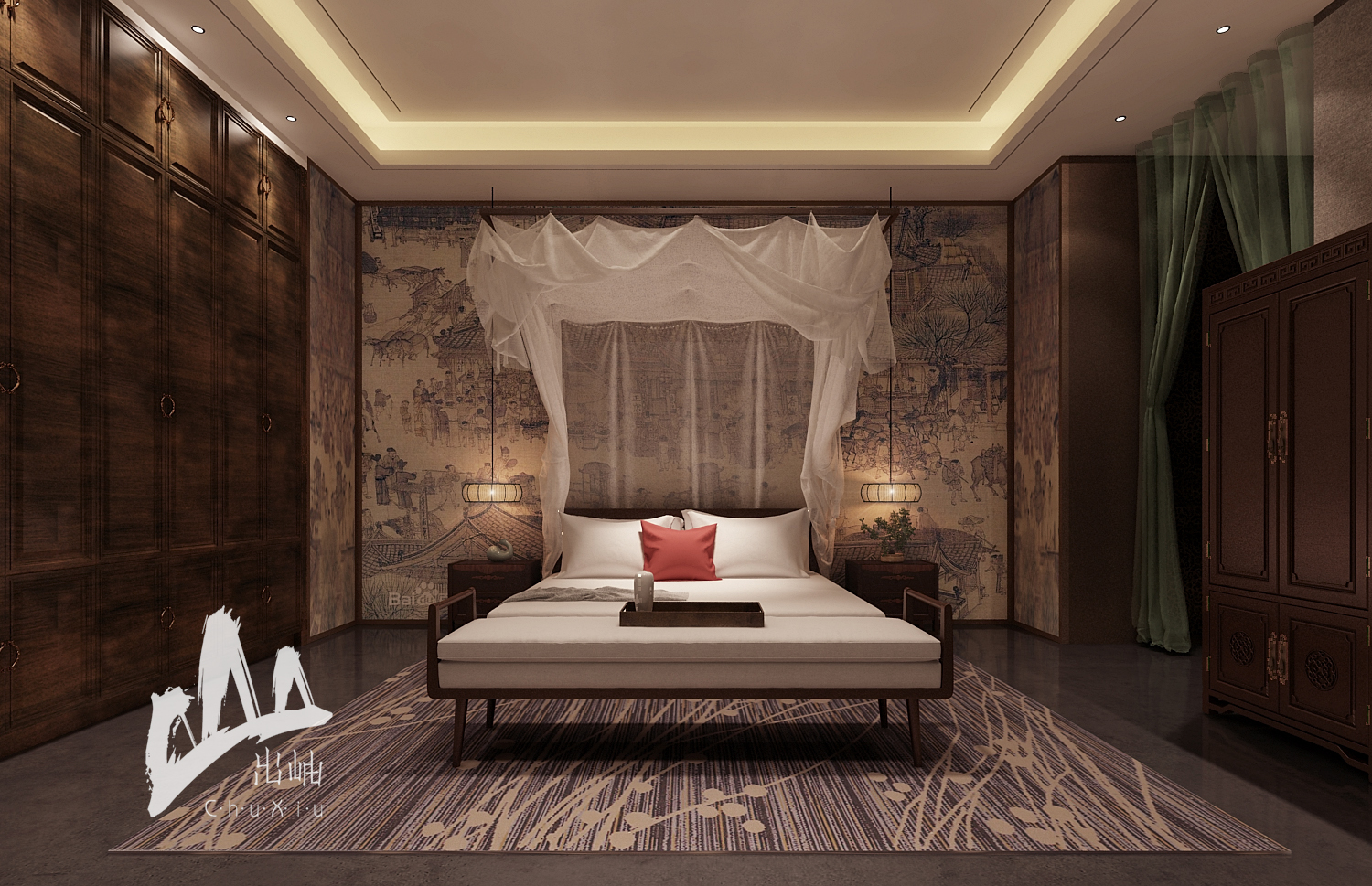 齐土展厅 | 清雅简约东方意蕴-8