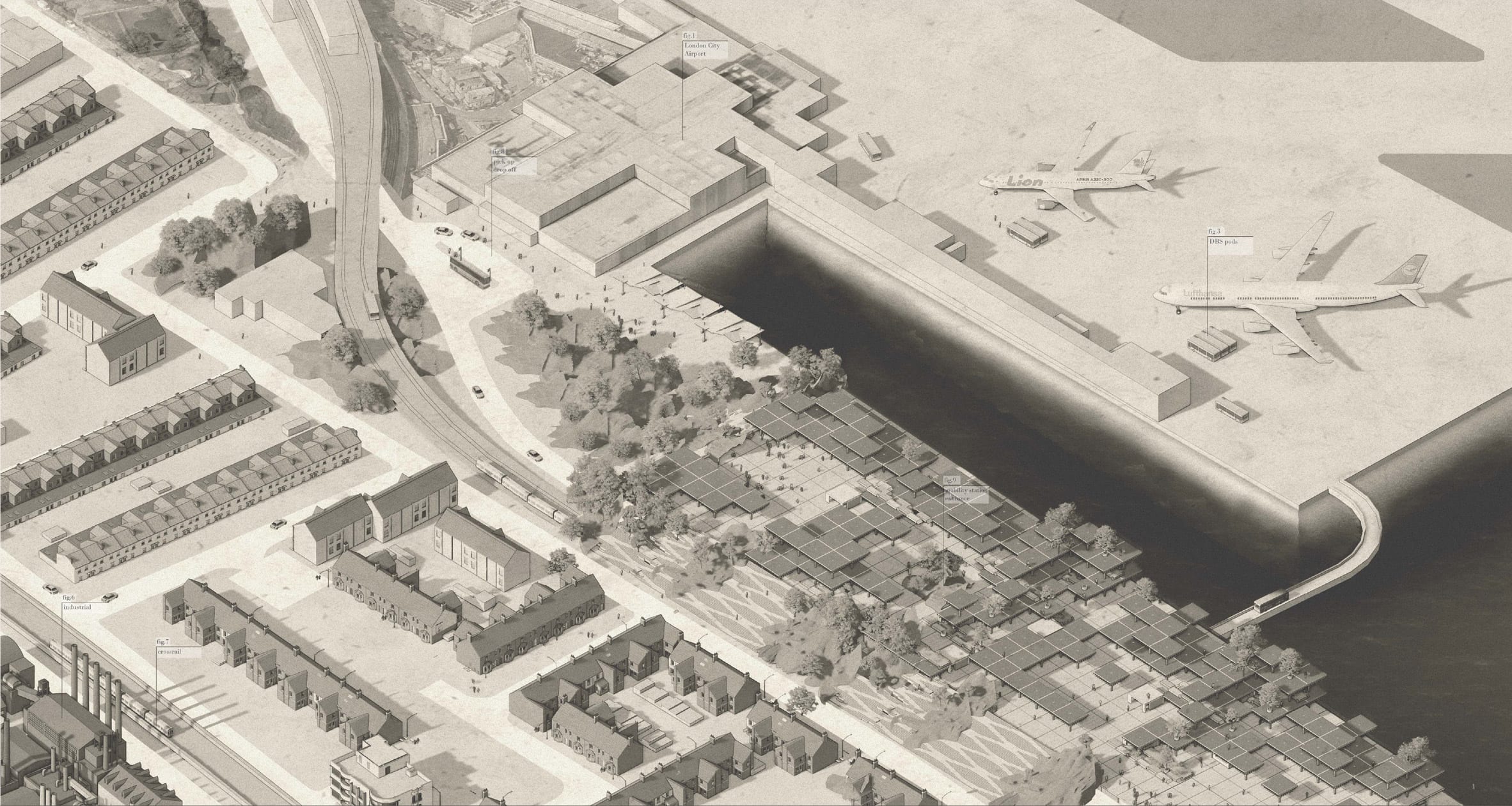 伦敦南岸大学建筑系学生展 | 混凝土游乐场等 18 个项目亮点纷呈-106