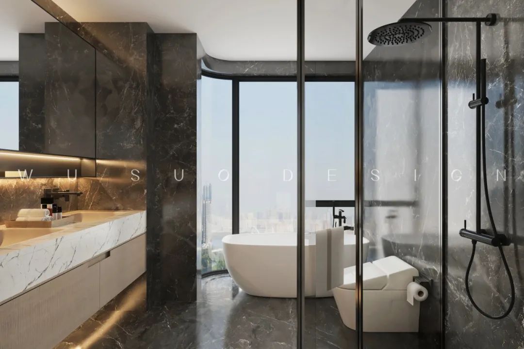 竹园·圣江悦平层设计丨吾索设计-46