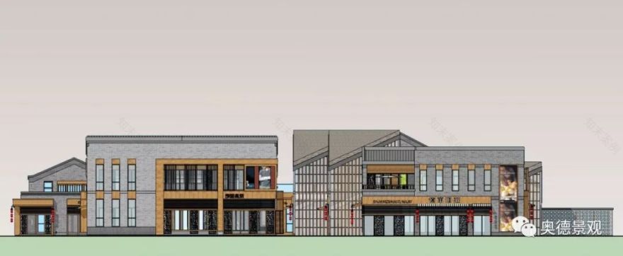 西安沣滨水镇 | 古韵新中式,生态康养的文旅小镇-23