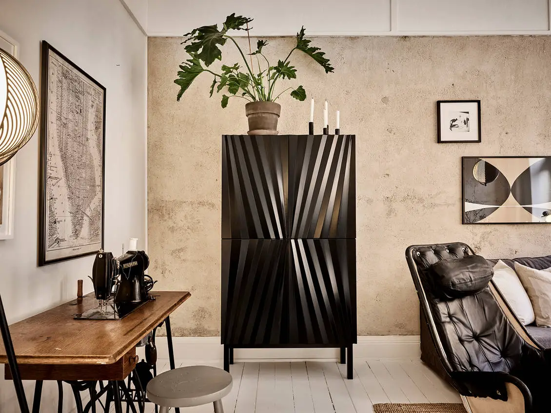 温柔粉色系，致敬 Art Deco 的 55 平米公寓-9