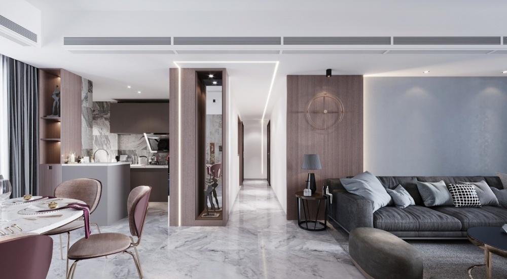 红而不灼·美式轻奢,演绎纯粹本质的温馨家居-8