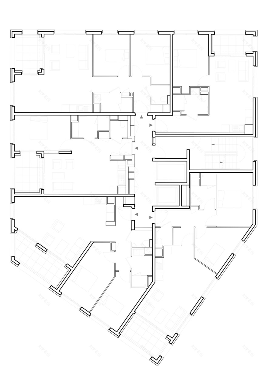 5B 街区,房间丨法国南特-59