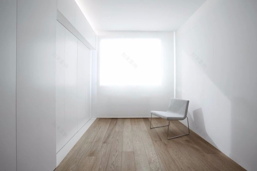 120平米的极简白公寓,用上灯带更美了!-41