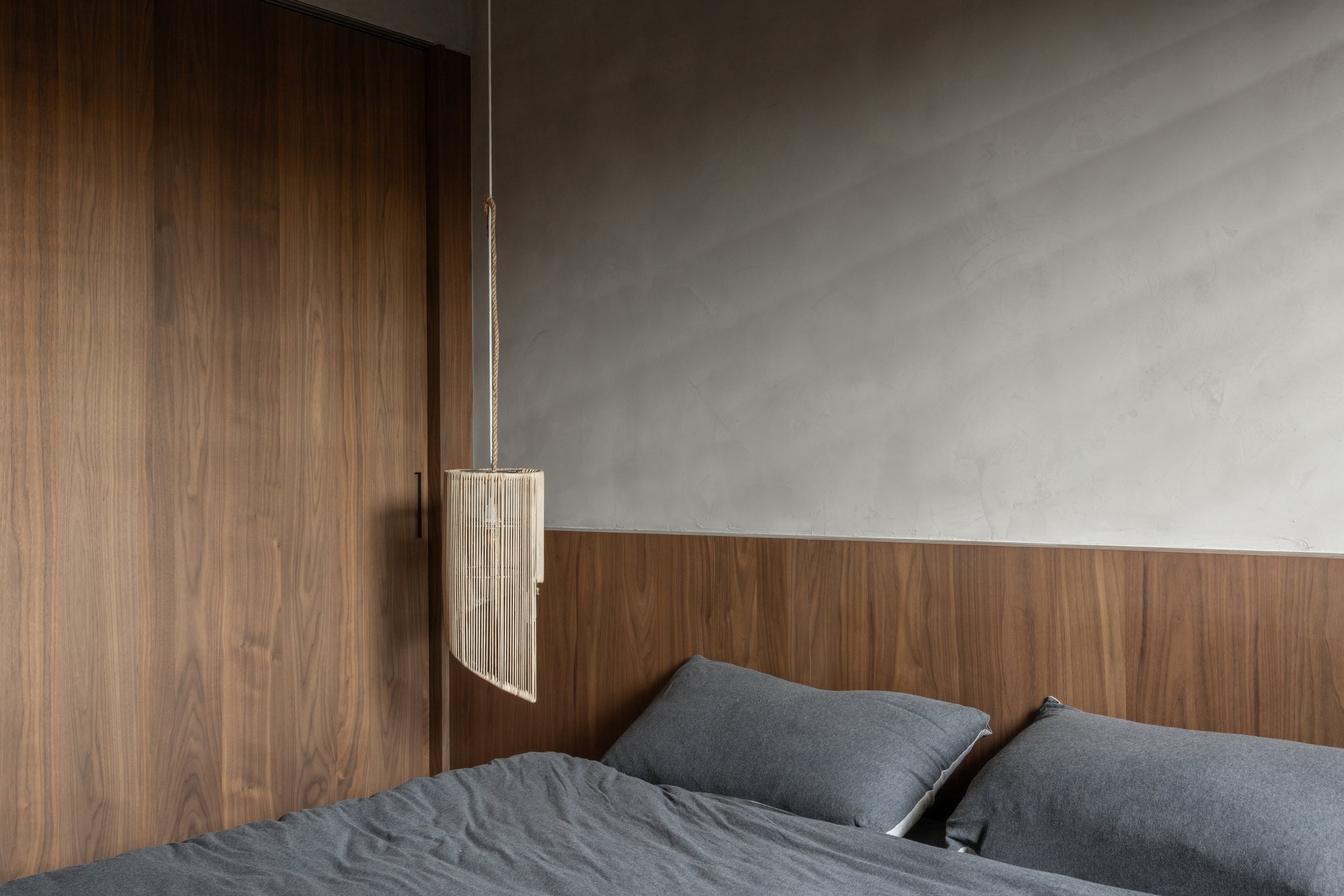 木介空间设计 | 胡桃木色的经典搭配，内敛高级！-10