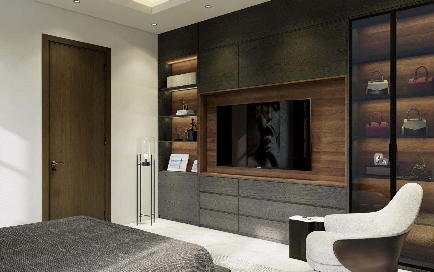 Sketchup卧室室内模型丨Kim Phong-7