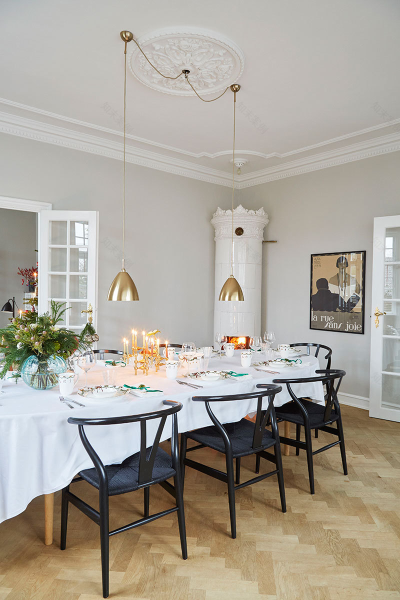 优雅丹麦别墅的节日气氛-9