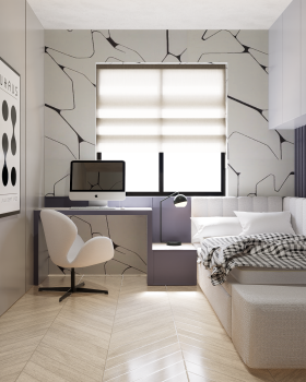 Modern Teenager Bedroom Interior Design Concept