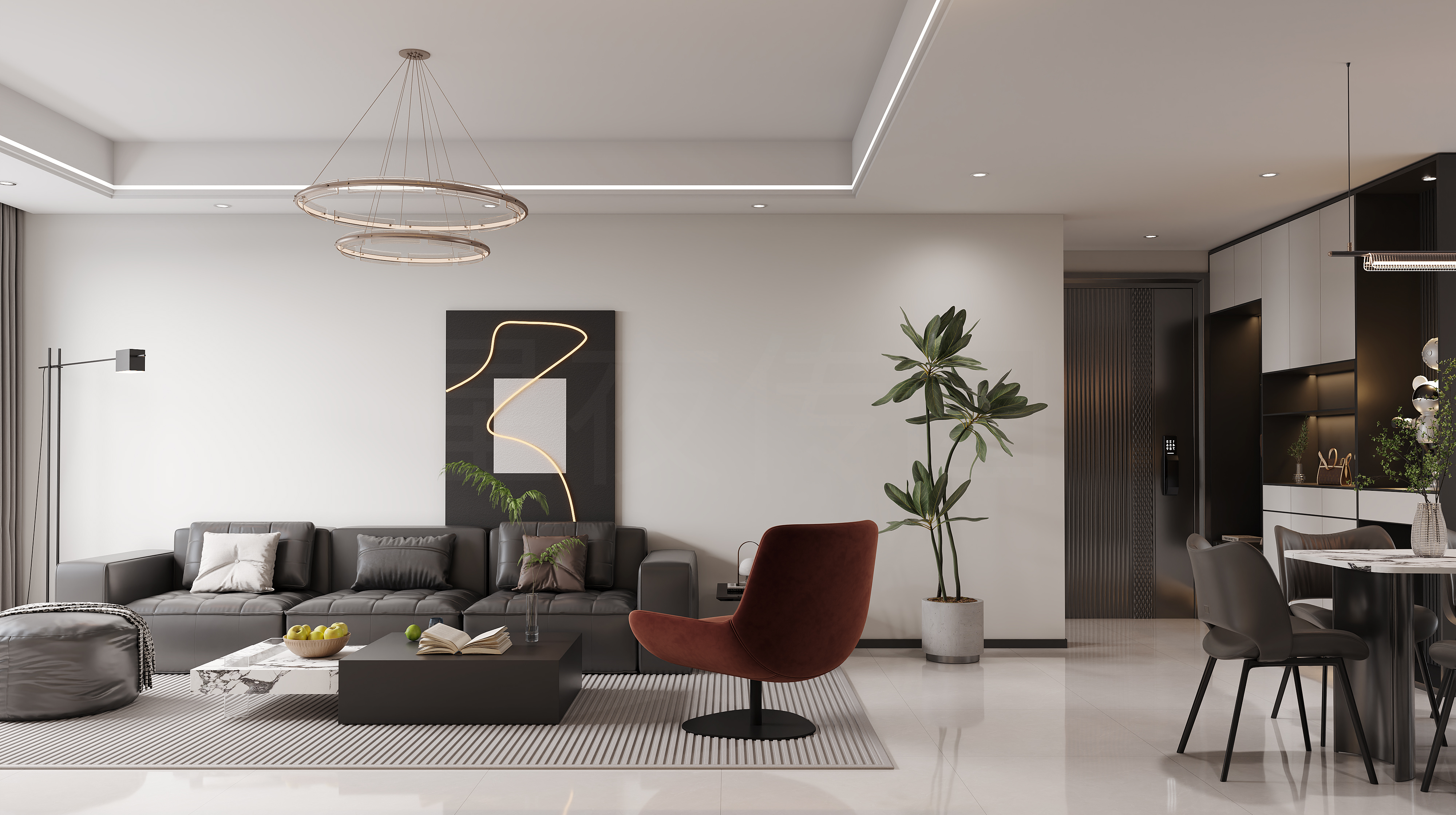 拒绝杂乱，黑白灰演绎当代生活的纯粹质感-12