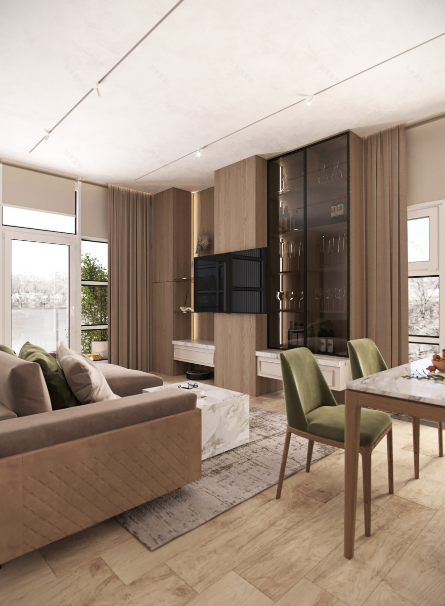 乌克兰哈尔科夫“帕夫洛夫斯基”公寓丨Harchenko design( Харченко дизайн )-30