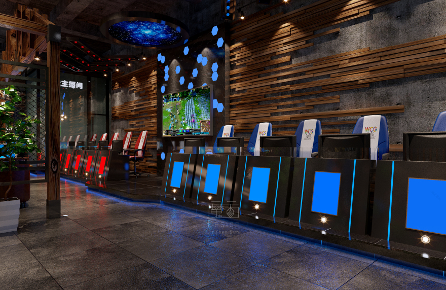 广州 HUMAO 网咖 | 简约自然,打造心灵休憩的有机空间-14