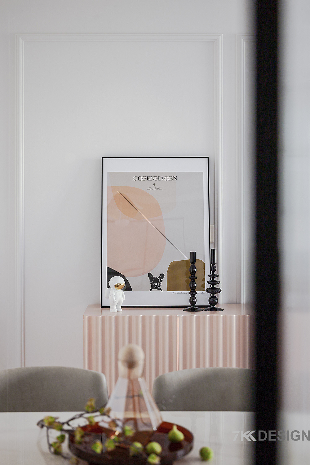 7kkdesign | 90㎡北欧风，轻奢优雅，甜美温馨，唤醒你的少女心-43