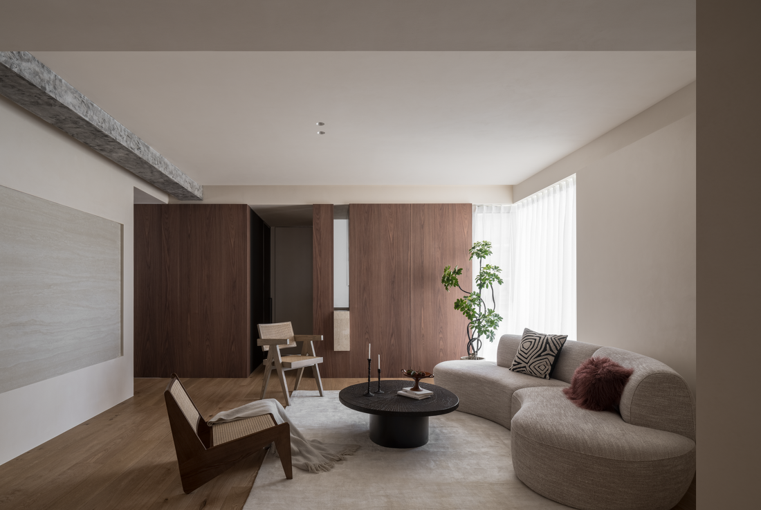 LDK联动造洄游动线,温暖的木质极简家-11