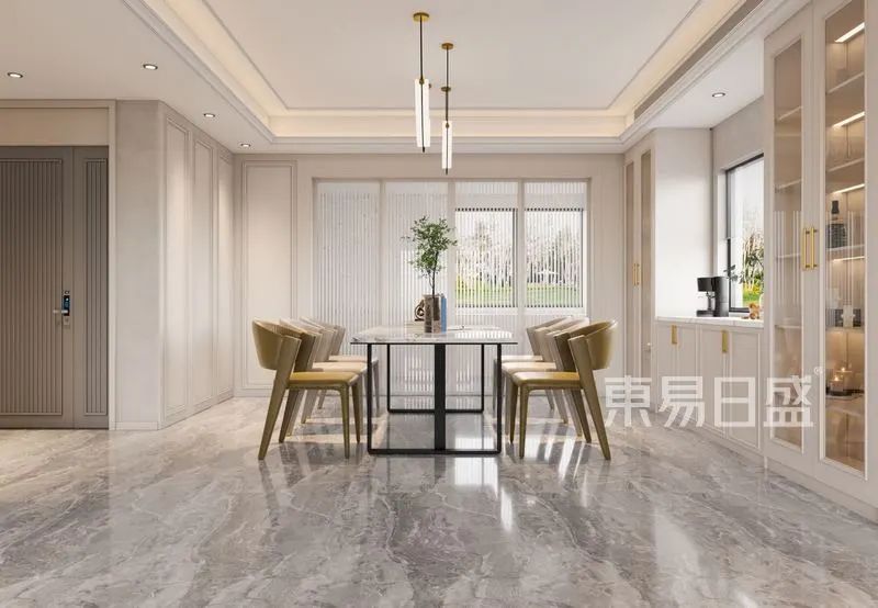 240㎡婚房装修，现代风也可以很浪漫！-18