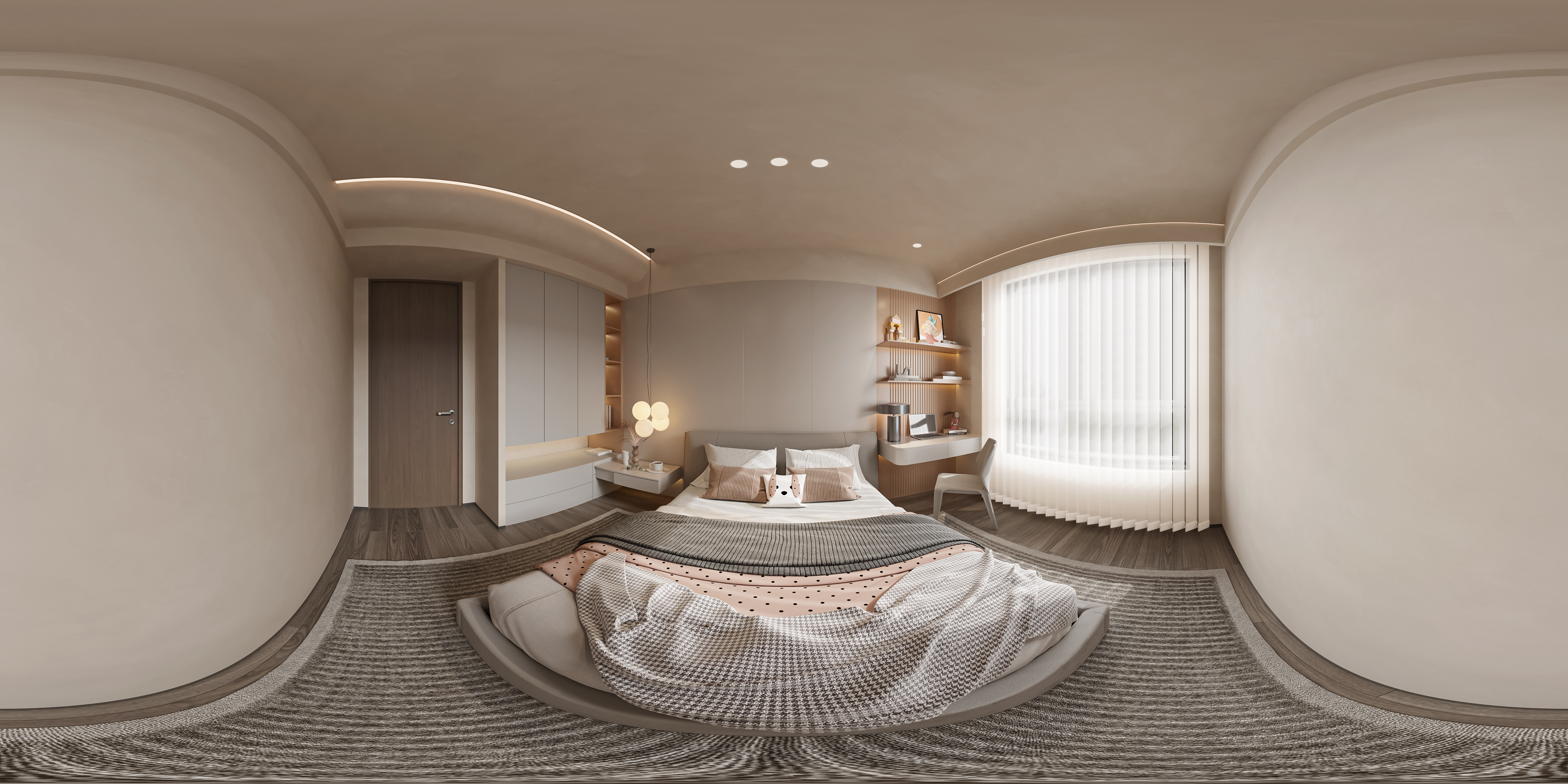 现代家装客餐厅卧室   效果图表现-24