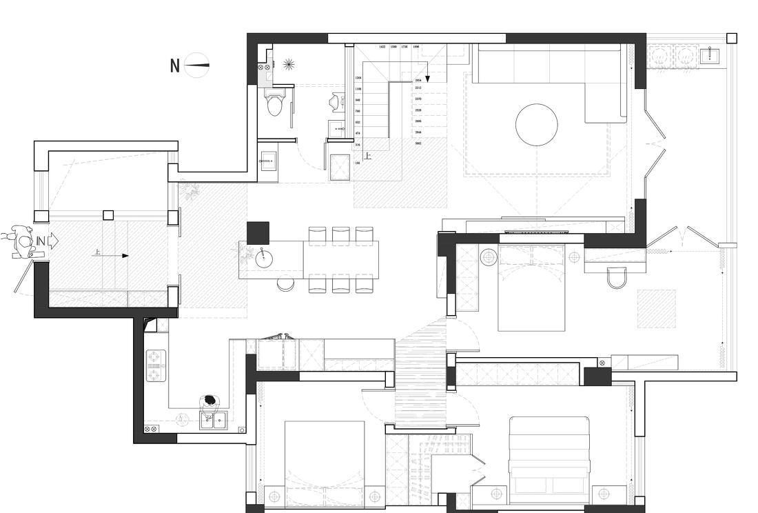 顶楼平层住宅改造 · 亲子空间设计-34