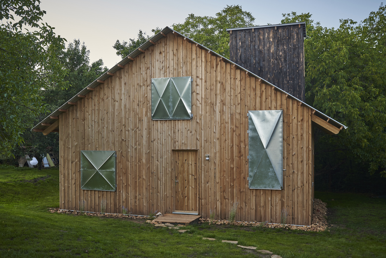 匈牙利木结构住宅,融入自然景观的设计之作-47