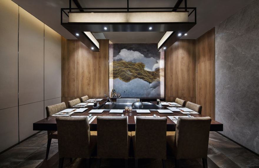 成都大渔铁板烧餐厅设计-22