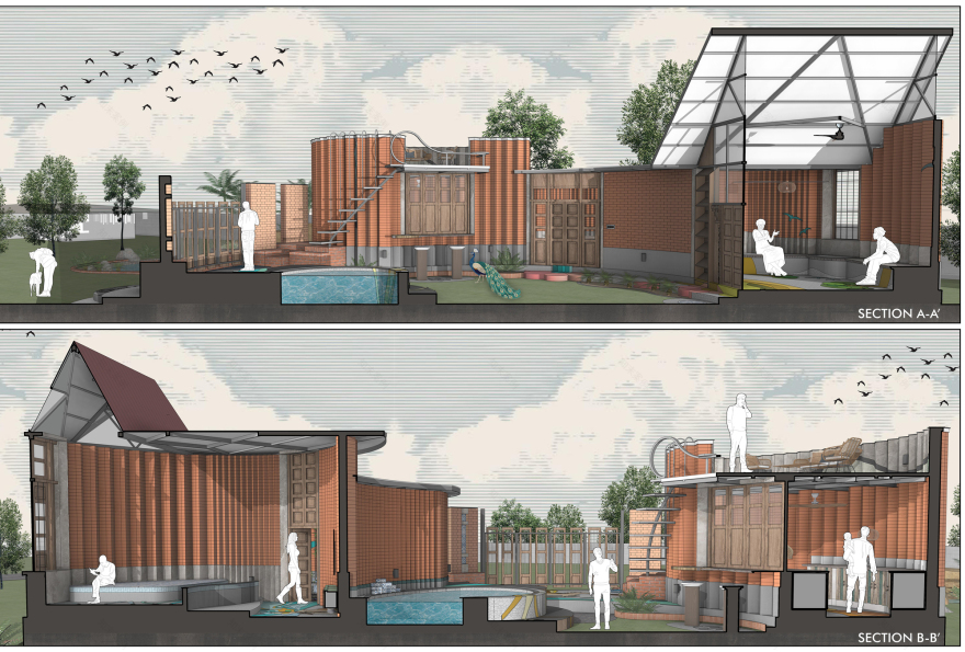 自给自足的农舍丨印度丨Manoj Patel Design Studio-37