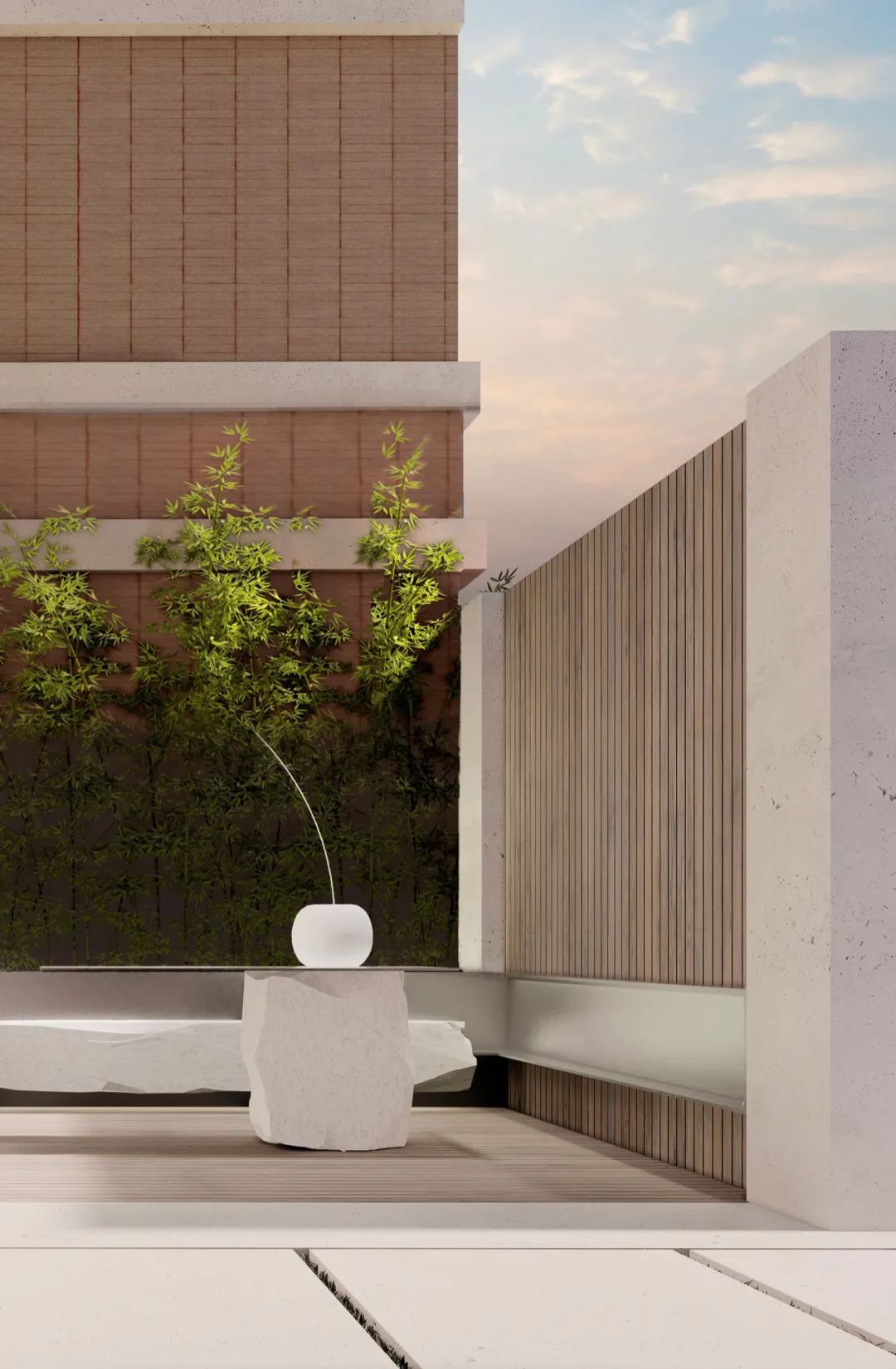 首发.璞凡设计｜上海阅麓山275㎡别墅，有温度的侘寂极简-15