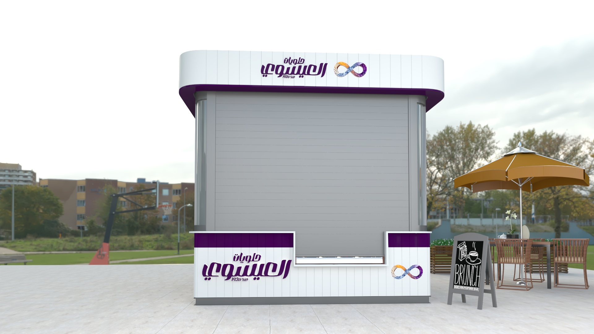 Modern Coffee Kiosk Design（现代咖啡亭设计）-5