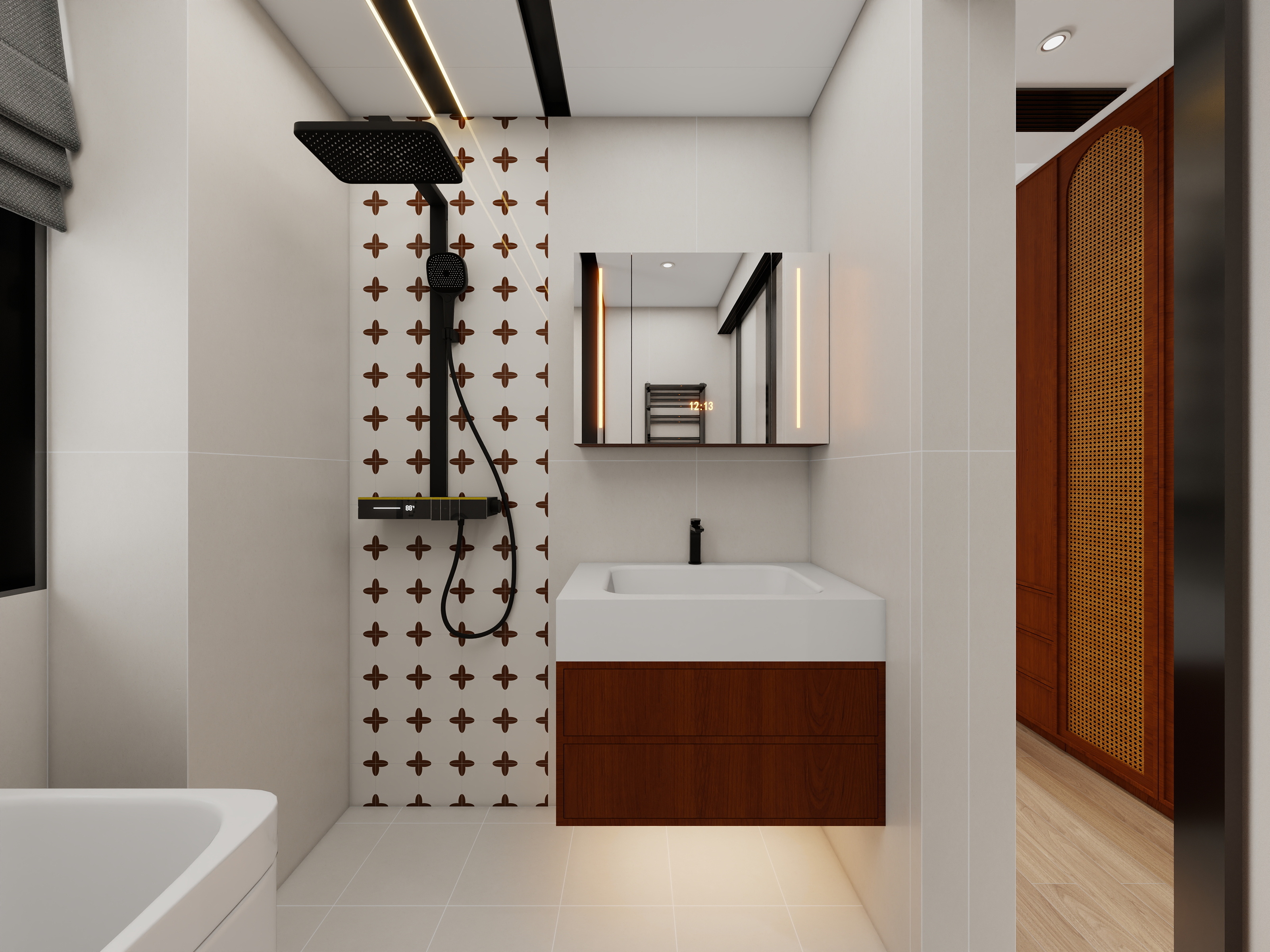 四川成都金域华府（100平方中古风三居室）-59