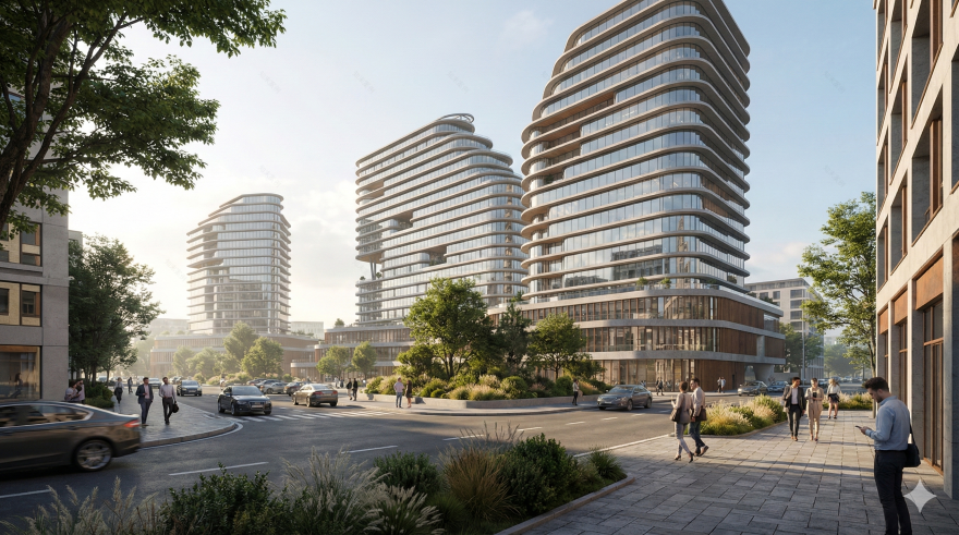 MIXED USE TOWERS CONCEPT(混合用途塔楼概念)丨埃及开罗丨Abdelrahman Khaled-14