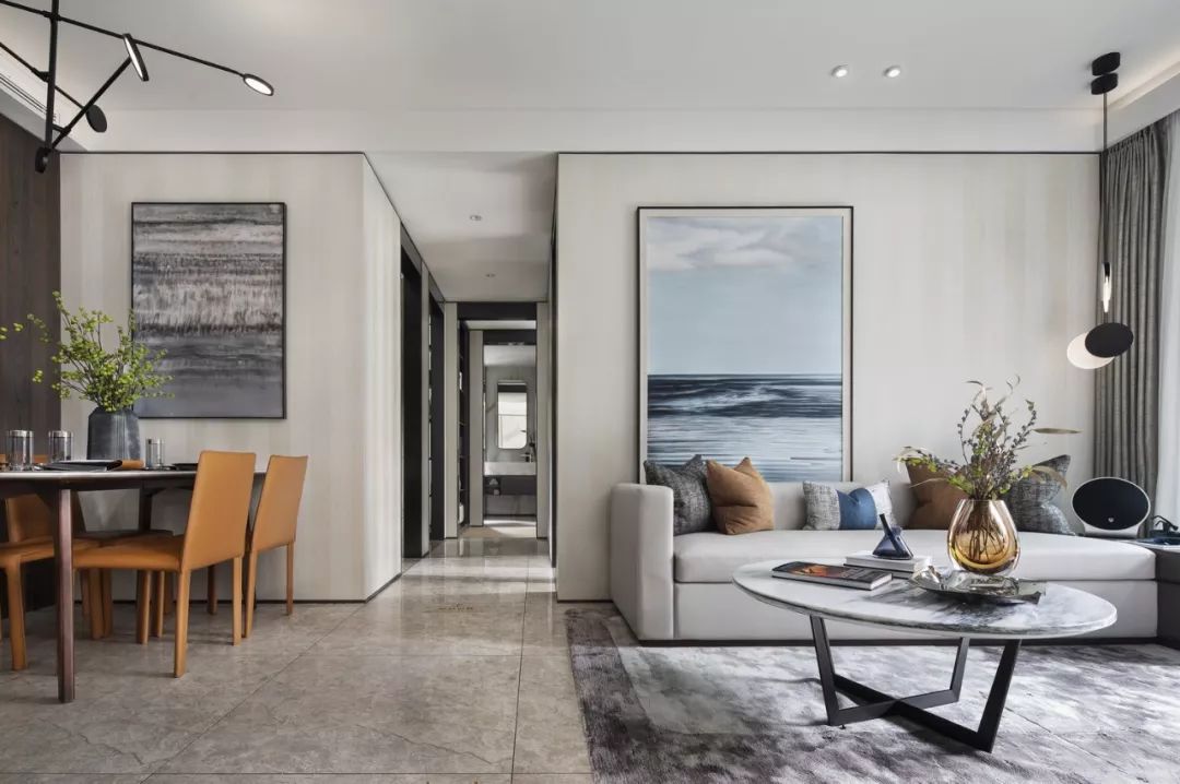 肇庆鼎湖现代简约样板房设计-3