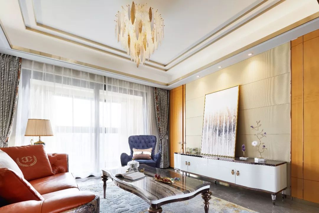 143㎡轻奢主义，细节中的优雅生活  申远软装设计-6